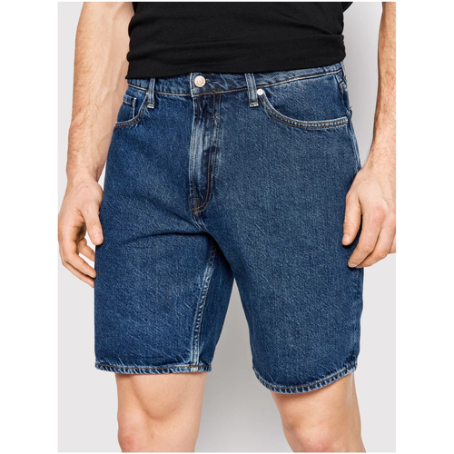 Textil Homem Shorts / Bermudas Guess M2GD27 D4HQB Azul