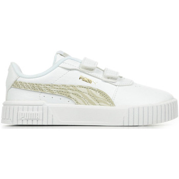 Sapatos Criança Sapatilhas Puma Carina 2.0 Zebra V Inf Branco