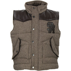 Textil Rapaz Casacos de malha Srk Gilet garçon ERING Castanho