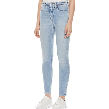 Textil Mulher Gangas Skinny Calvin Klein Jeans  Azul