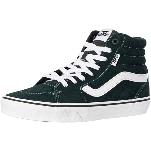 Sapatos Homem Sapatilhas Vans Filmore Hi Suede Trainers Preto