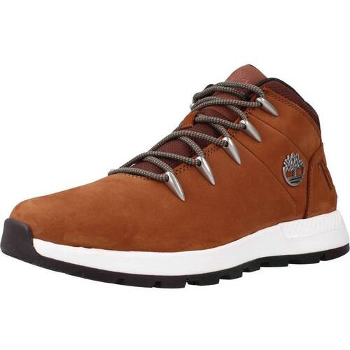 Sapatos Homem Botas Timberland SPRINT TREKKER MID Castanho