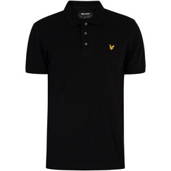 Textil Homem Polos mangas curta Lyle & Scott Camisa pólo com logótipo Preto