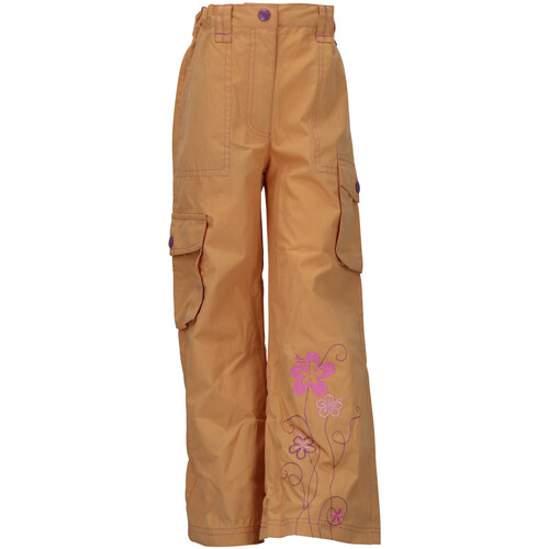 Textil Rapariga Calças Miss Girly Pantalon fille FAVOMIE Laranja