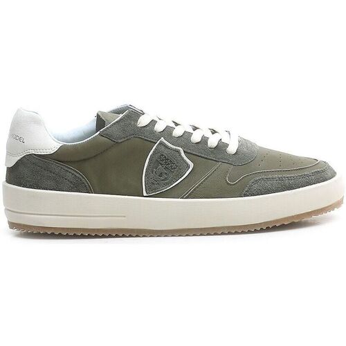 Sapatos Homem Sapatilhas Philippe Model VNLU WX01 - NICE-WEST MIXAGE MILITAIRE Verde