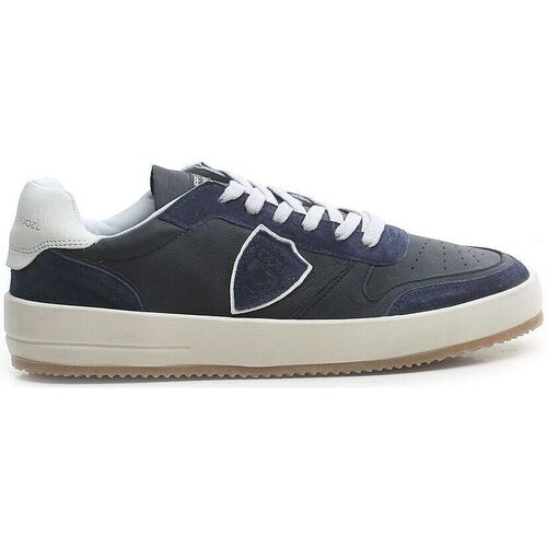 Sapatos Homem Sapatilhas Philippe Model VNLU WX02 - NICE-WEST MIXAGE_BLEU Azul