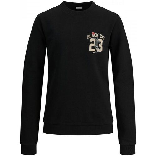 Textil Rapaz Sweats Jack & Jones 12190159 LEGENDS SWEAT-BLACK Preto