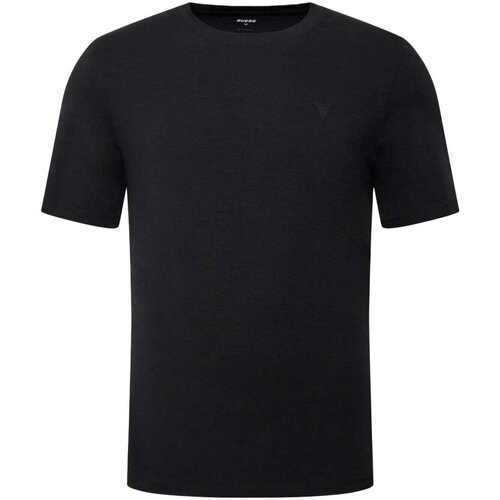 Textil Homem T-Shirt mangas curtas Guess Z2YI12 JR06K Preto