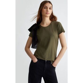 Textil Mulher T-shirts e Pólos Liu Jo WF4496 J5003-N9970 Verde