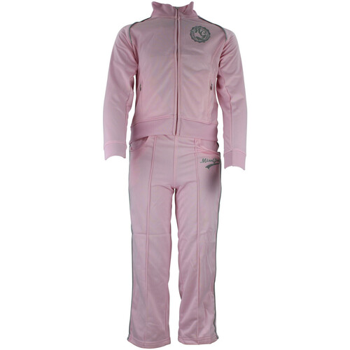 Textil Rapariga Calças de treino Miss Girly Jogging fille FIYA Rosa