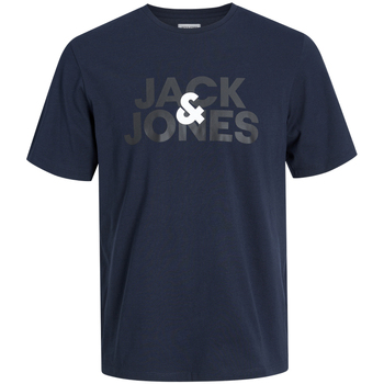 Textil Rapaz T-shirts e Pólos Jack & Jones  Azul