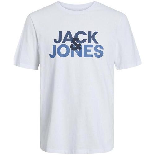 Textil Rapaz T-shirts e Pólos Jack & Jones  Branco