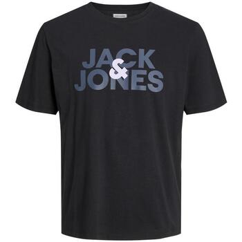 Textil Rapaz T-shirts e Pólos Jack & Jones  Preto