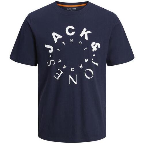 Textil Rapaz T-shirts e Pólos Jack & Jones  Azul