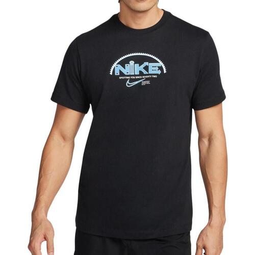 Textil Homem T-shirts e Pólos Nike  Preto