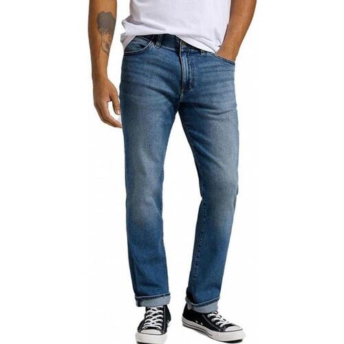 Textil Homem Calças Jeans Lee  Azul