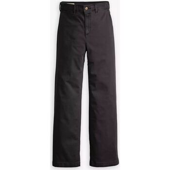 Textil Mulher Calças Levi's A8697 0003 L.29 - VINTAGE CHINO-SHADY CAVIAR PFD Preto