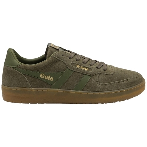 Sapatos Homem Sapatilhas Gola HAWK SUEDE 86 Verde