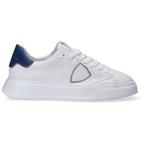 Sapatos Homem Sapatilhas Philippe Model BTLU VX13 - TEMPLE LOW-WEST MIXAGE_BLANC BLUE Branco