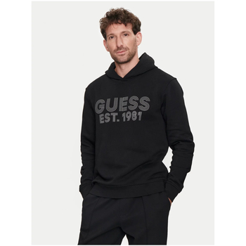 Textil Homem Sweats Guess M4YQ36 K9Z21 Preto