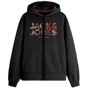 Textil Rapaz Sweats Jack & Jones  Preto