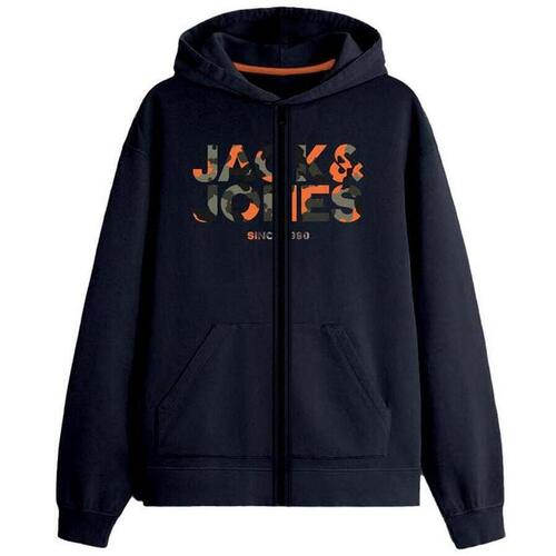 Textil Rapaz Sweats Jack & Jones  Azul