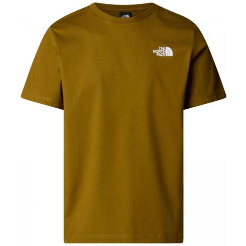 Textil Homem T-shirts e Pólos The North Face NF0A87NP M SS BOX NSE TEE-5HO MOSS GREEN Verde