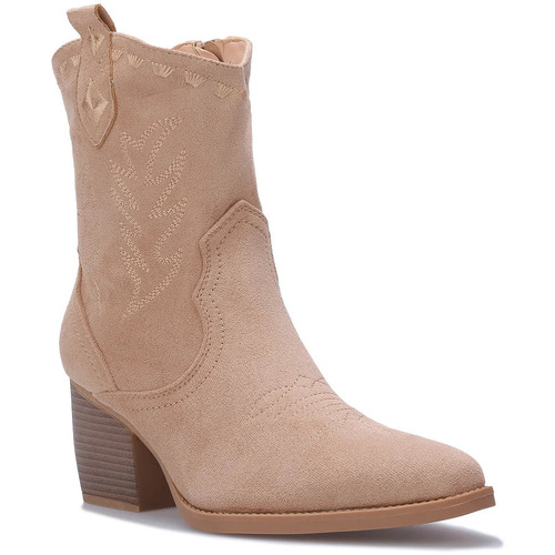 Sapatos Mulher Botins La Modeuse 72908_P171708 Bege