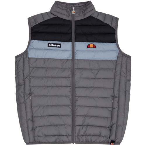 Textil Homem Jaquetas Ellesse Bardy Block Padded Gilet Grey Cinza