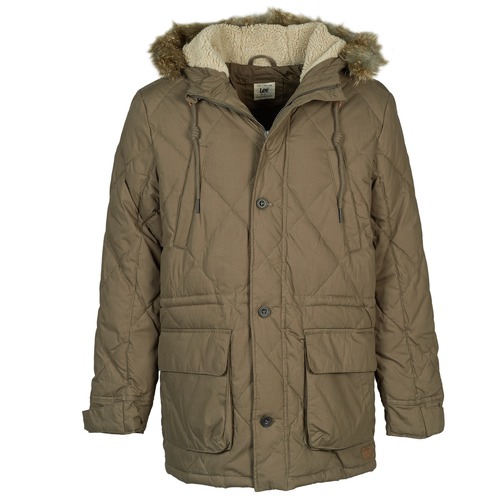 Textil Homem Parkas Lee DOWN PARKA Cáqui