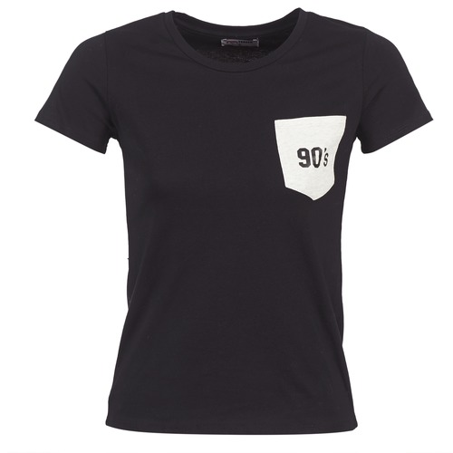 Textil Mulher T-Shirt mangas curtas Yurban FIALA Preto