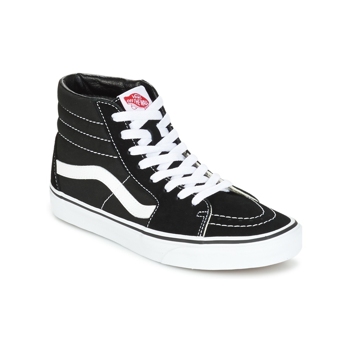 Sapatos Sapatilhas de cano-alto Vans SK8-Hi Preto / Branco