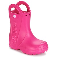 Sapatos Criança Botas de borracha Crocs HANDLE IT RAIN BOOT Rosa