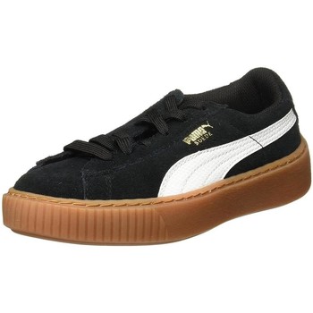 Sapatos Rapariga Sapatilhas Puma PLATEFORM SNK  PS Preto