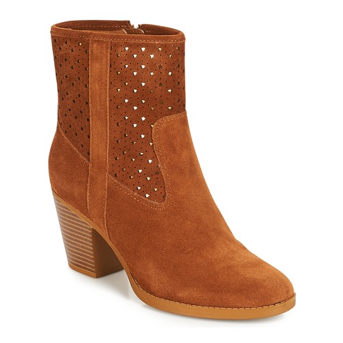 Sapatos Mulher Botins André DELIA Camel