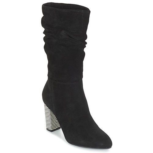 Sapatos Mulher Botas André ZIGZAG Preto