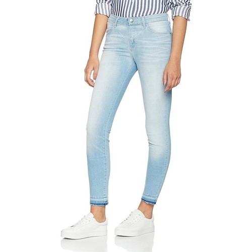 Textil Mulher Gangas Skinny Wrangler Skinny Sunkissed W28KLE86K Azul