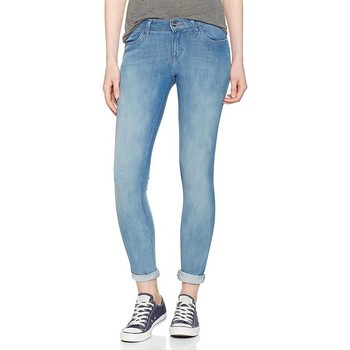 Textil Mulher Gangas Skinny Wrangler Super Skinny W29JPV86B Azul