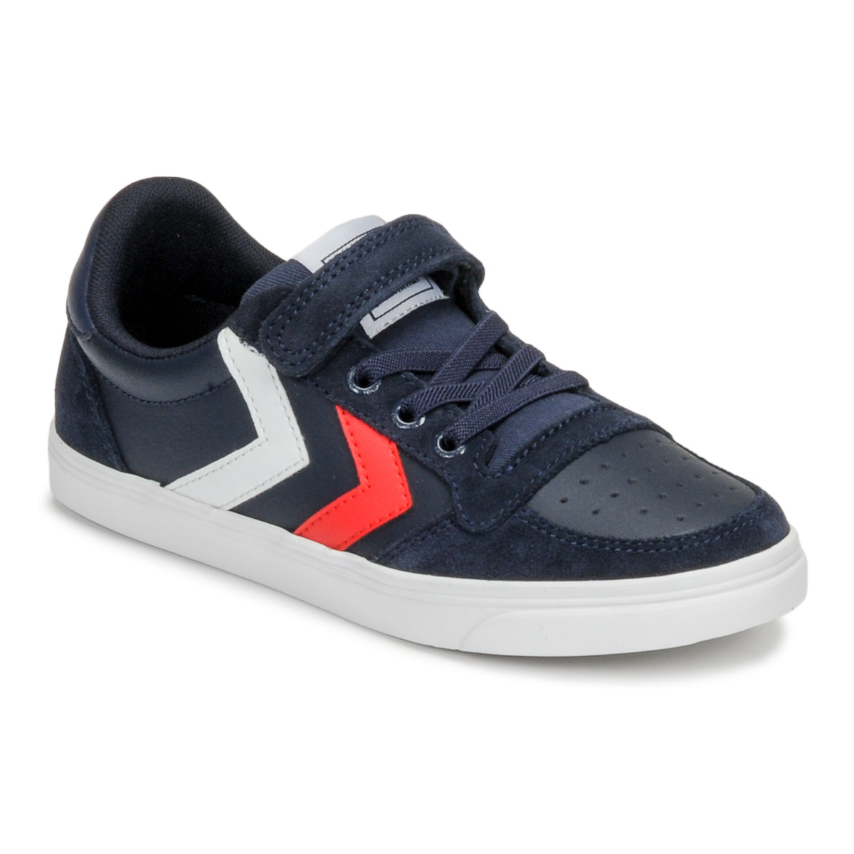 Pantofi Copii Pantofi sport Casual hummel SLIMMER STADIL LEATHER LOW JR Albastru