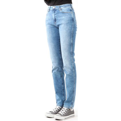 Îmbracaminte Femei Jeans skinny Wrangler Boyfriend Best Blue W27M9194O albastru