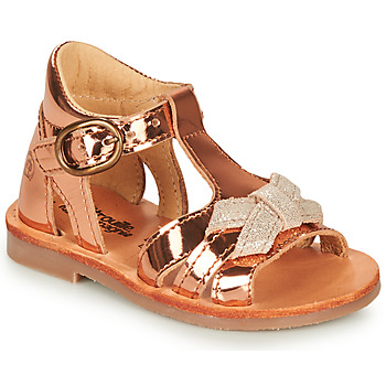 Pantofi Fete Sandale Citrouille et Compagnie MINIMOME Bronz