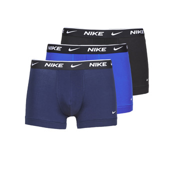 Lenjerie intimă Bărbați Boxeri Nike EVERYDAY COTTON STRETCH X3 Negru / Albastru / Albastru