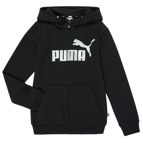 Îmbracaminte Fete Hanorace  Puma ESS FZ HOODY Negru