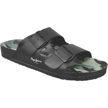 Pantofi Bărbați Papuci de vară Pepe jeans Bio buckles Negru