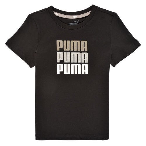 Îmbracaminte Fete Tricouri mânecă scurtă Puma ALPHA TEE Negru