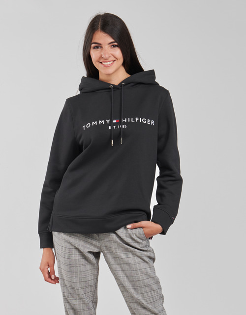 Tommy Hilfiger HERITAGE HILFIGER HOODIE LS Negru