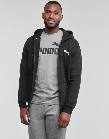 Îmbracaminte Bărbați Hanorace  Puma ESS FZ HOODED JACKET FL Negru