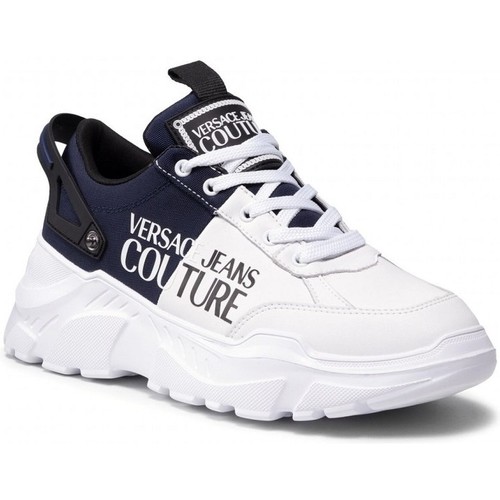 Pantofi Bărbați Sneakers Versace Jeans Couture 71YA3SC2 Alb