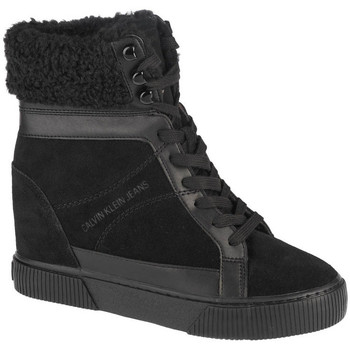 Pantofi Femei Pantofi sport Casual Calvin Klein Jeans Hidden Wedge Warm Negru