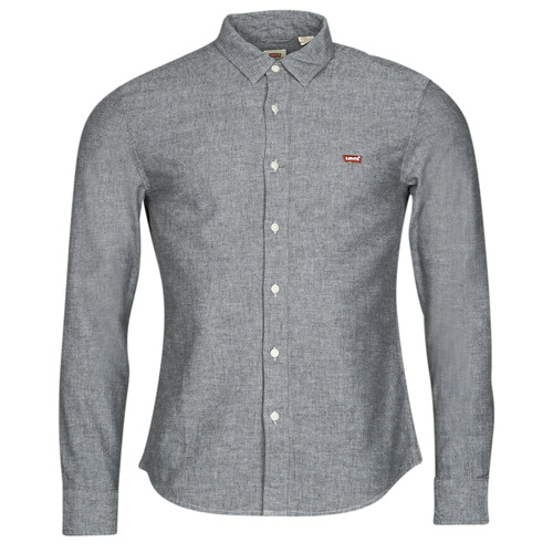 Îmbracaminte Bărbați Cămăsi mânecă lungă Levi's LS BATTERY HM SHIRT SLIM Negru